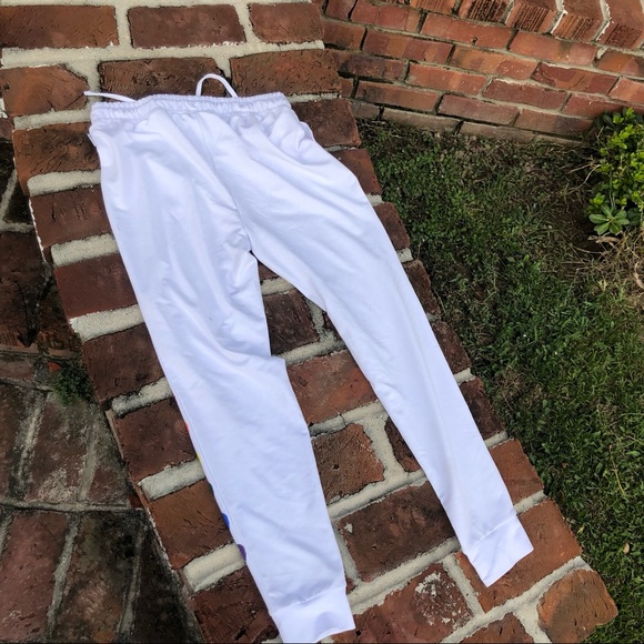 Rae Dunn white with hearts lounge pants size S - Picture 6 of 8